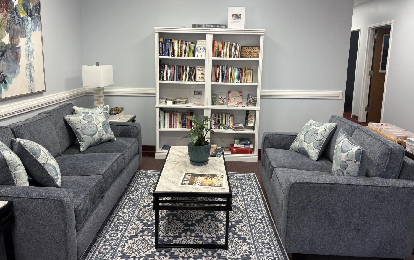 The lending library at Unity of Raleigh