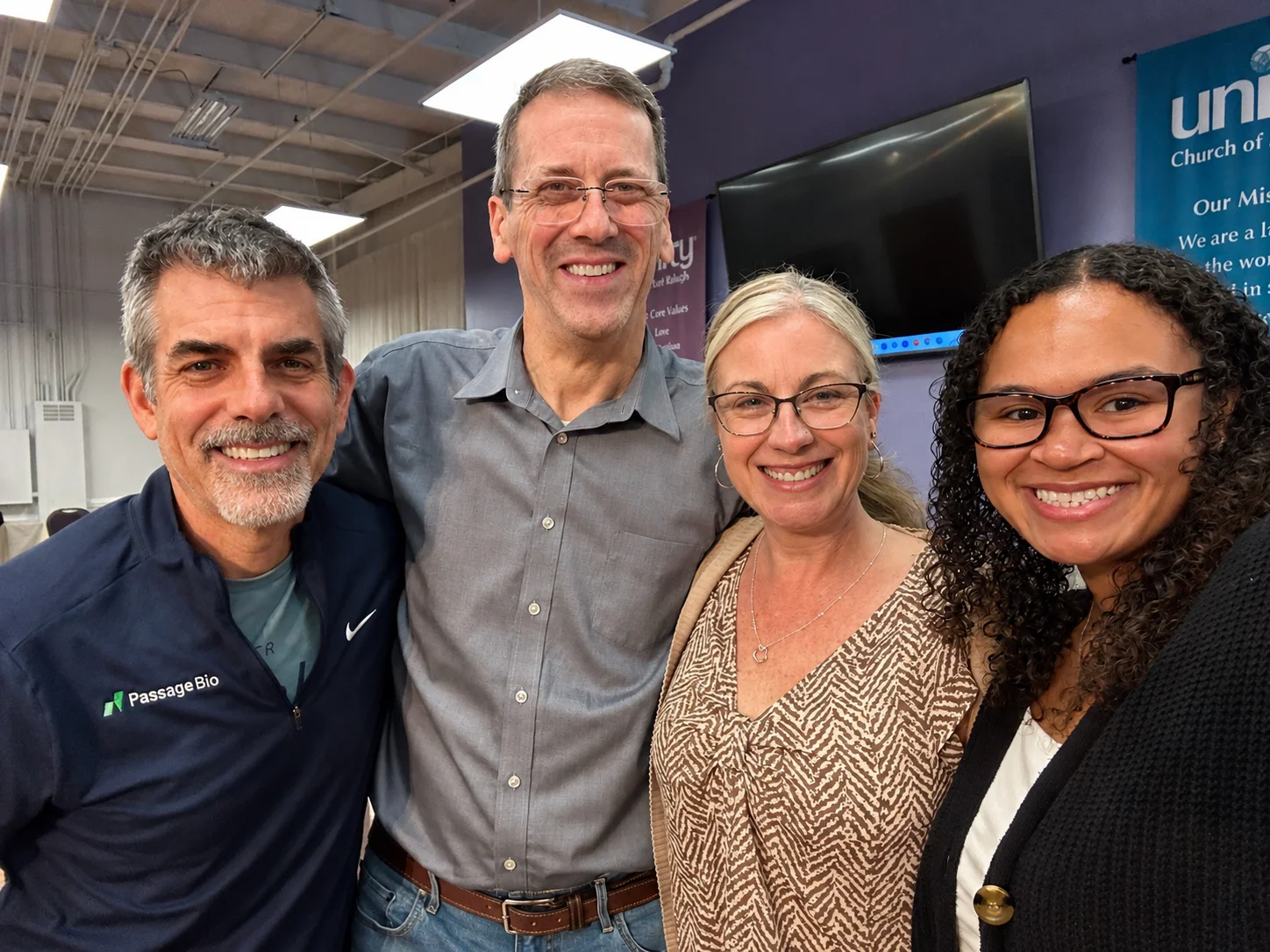Welcoming smiles at Unity of Raleigh